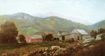 Perkins Farm In Jackson, Nh, 1870 Artwork by Frank Henry Shapleigh