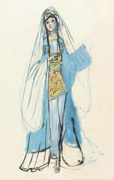 Moroccan Woman Artwork by Edy Legrand