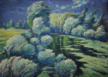 Before Storm Artwork by Václav Radimský