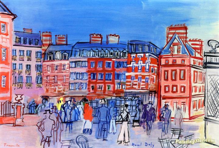 Trouville Artwork by Raoul Dufy