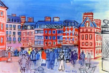 Trouville Artwork by Raoul Dufy