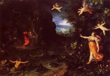 Circe And Ulysses Artwork by Jan Bruegel the Elder