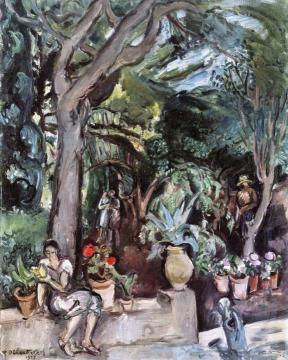 Gardening Artwork by Emile-othon Friesz