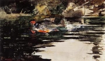 An Unexpected Catch Artwork by Winslow Homer