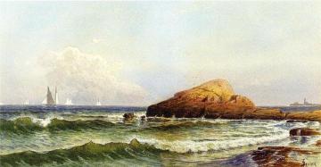 Little Bass Rock, Narragansett Pier Artwork by Alfred Thompson Bricher
