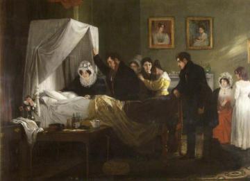 Sarah Dillwyn's Deathbed Artwork by Charles Robert Leslie