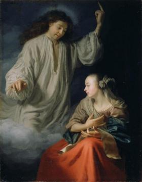 The Annunciation Artwork by Godfried Schalcken