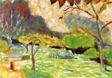 Landscape with Dog Artwork by Pierre Bonnard