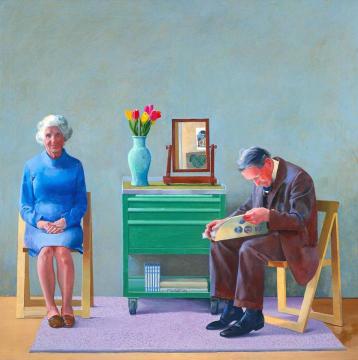 My Parents Artwork by David Hockney