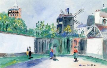 The Moulin de la Galette Artwork by Maurice Utrillo