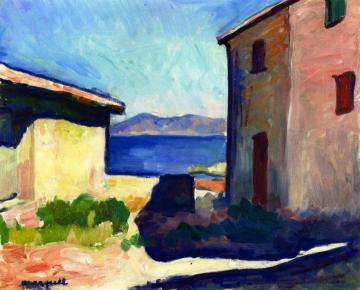 House at Saint-Tropez Artwork by Albert Marquet