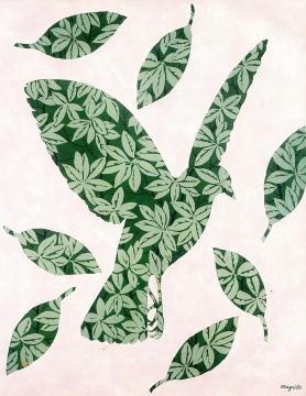 L'Envolee Artwork by Rene Magritte