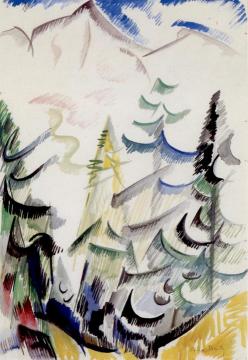 Beyond the Radiant Valley Artwork by Alice Bailly