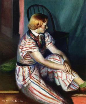 Martha in Pajamas Artwork by Guy Pene Du Bois