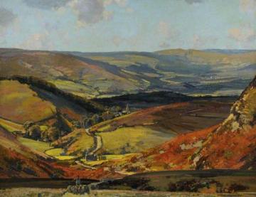 View From The Cupola, Derbyshire Artwork by Stanley Royle