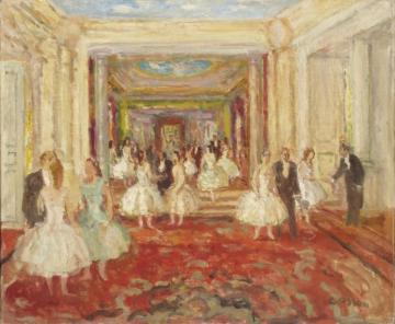 The Foyer Of The Opera Artwork by Jean Louis Marcel Cosson