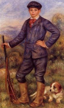Jean Renoir as a Hunter Artwork by Pierre Auguste Renoir
