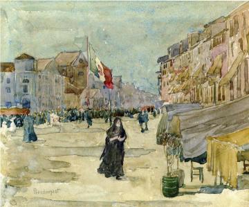 Venetian Scene Artwork by Maurice Prendergast