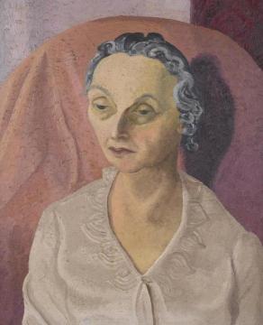 Portrait Of Mrs. R. A. Gorer Artwork by Sir Cedric Morris