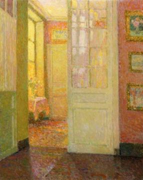 Interior, Light from the Window Artwork by Henri Le Sidaner