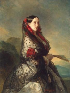 Grand Duchess Maria Nikolaievna of Russia Duchess of Leuchtenberg Artwork by Franz Xavier Winterhalter