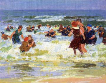 At the Beach Artwork by Edward Potthast