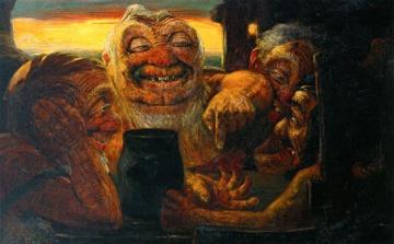 Mountain Giants Artwork by Emil Nolde