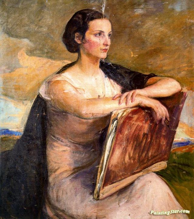 Retrato de Carmen Mongrell Artwork by Jose Mongrell Torrent