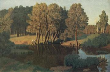 Summer Evening Artwork by Nikolai Krymov