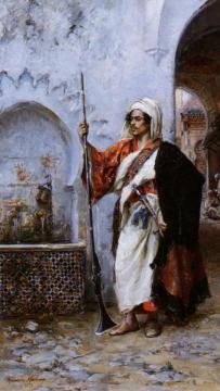 Arab Warrier Artwork by Raimundo de Madrazo y Garreta