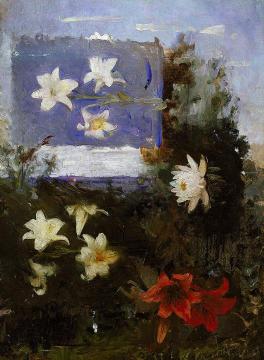 Flower Studies Artwork by Abbott Handerson Thayer