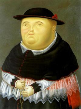 Bishop Artwork by Fernando Botero