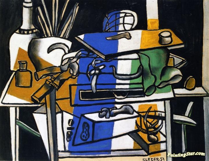 The Studio at Chevreuse Artwork by Fernand Léger