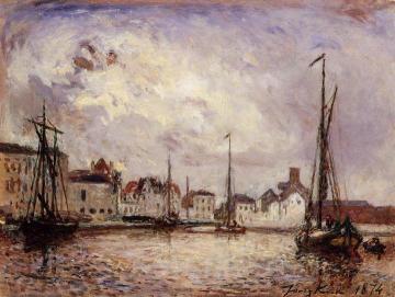 The Harbor: the Brussels Warehouse District Artwork by Johan Berthold Jongkind
