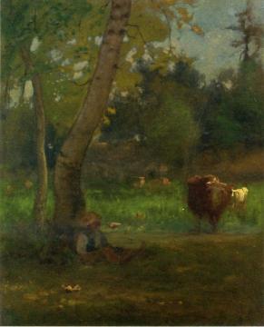 Near Montclair Artwork by George Inness