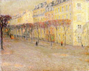 Le Boulevard du Roi Artwork by Henri Le Sidaner