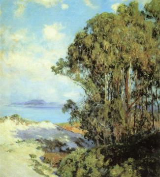 Lifting Fog, Carmel Artwork by Guy Orlando Rose