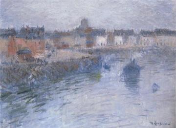 Port of Dieppe Artwork by Gustave Loiseau