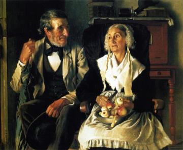 The Deacon's Wive Artwork by John George Brown