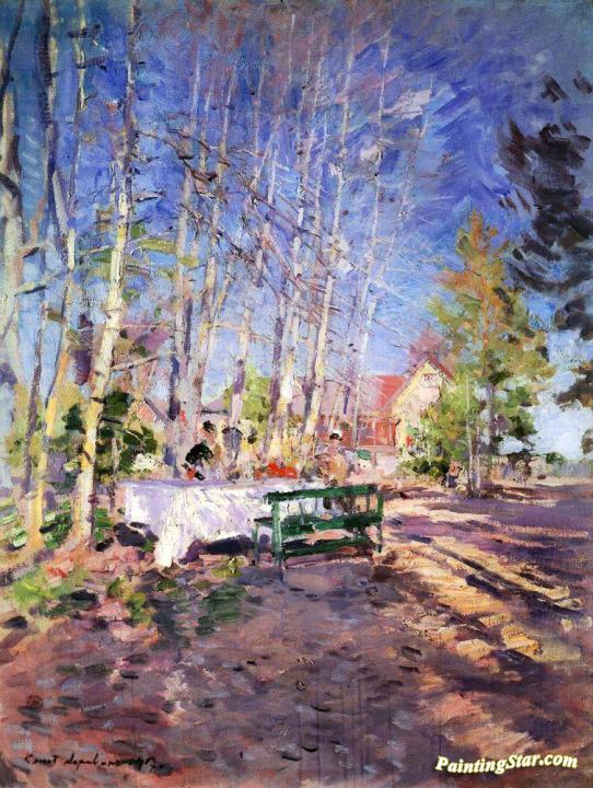 Spring Artwork by Constantin Alexeevich Korovin