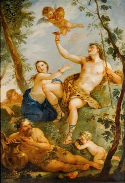 The Triumph of Bacchus Artwork by Charles-Joseph Natoire