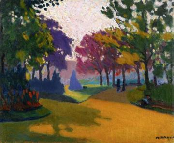 Luxembourg Garden Artwork by Albert Marquet