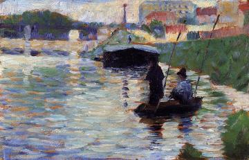 The Bridge - View Of The Seine Artwork by Georges Seurat