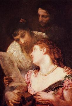 A Musical Party Artwork by Mary Cassatt