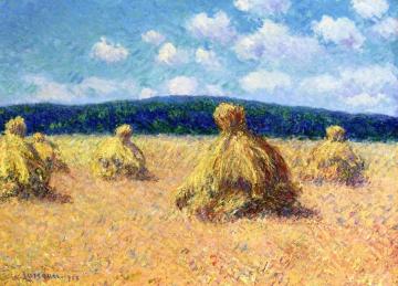 Haystacks Artwork by Gustave Loiseau