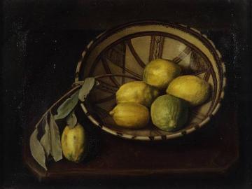 Still Life With Lemons Artwork by Francois Emile Barraud