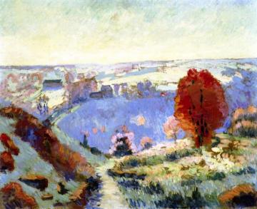 Autumn Landscape Artwork by Armand Guillaumin