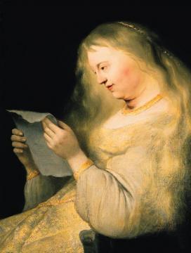 Bathsheba Reading King David's Letter Artwork by Jan Lievens