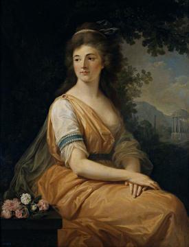 Anna Von Escher Van Muralt Artwork by Angelica Kauffmann