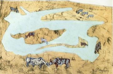 Pasture Artwork by Milton Avery